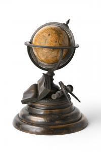 Globo terracqueo in miniatura Newton & Son - Londra, post 1833, ante 1858